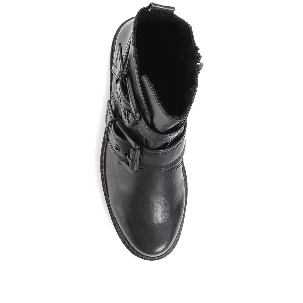 Chunky Biker Boots - WEN34505 / 320 720 sold by Shoe-Shop product image thumbnail 4