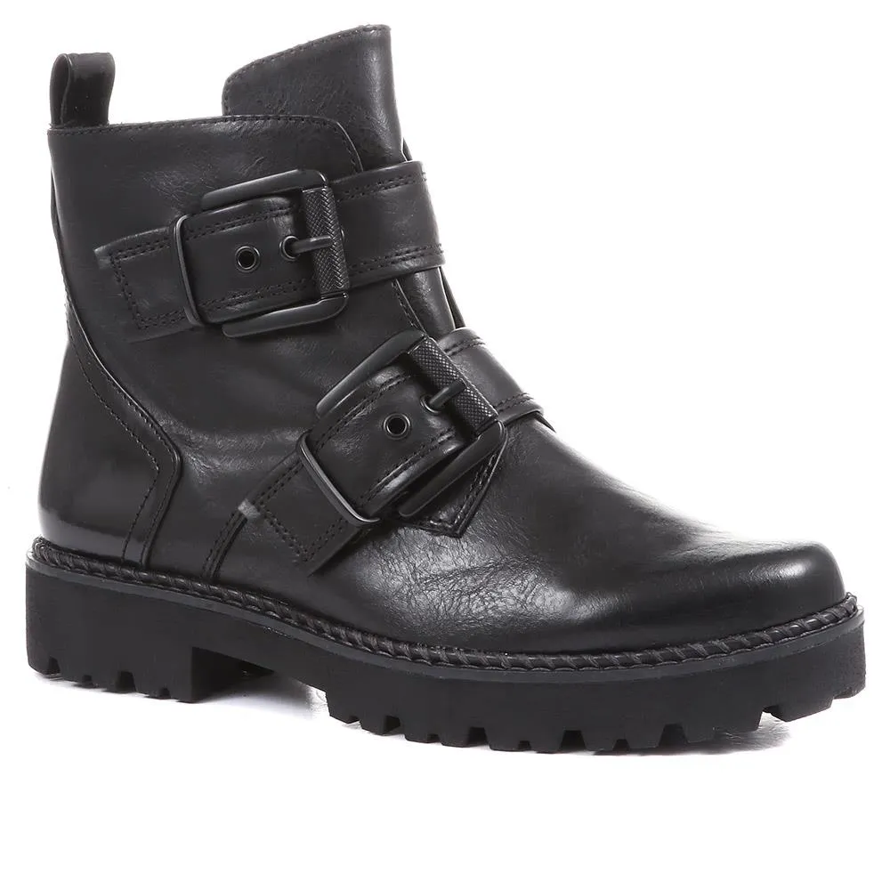 Chunky Biker Boots - WEN34505 / 320 720 sold by Shoe-Shop