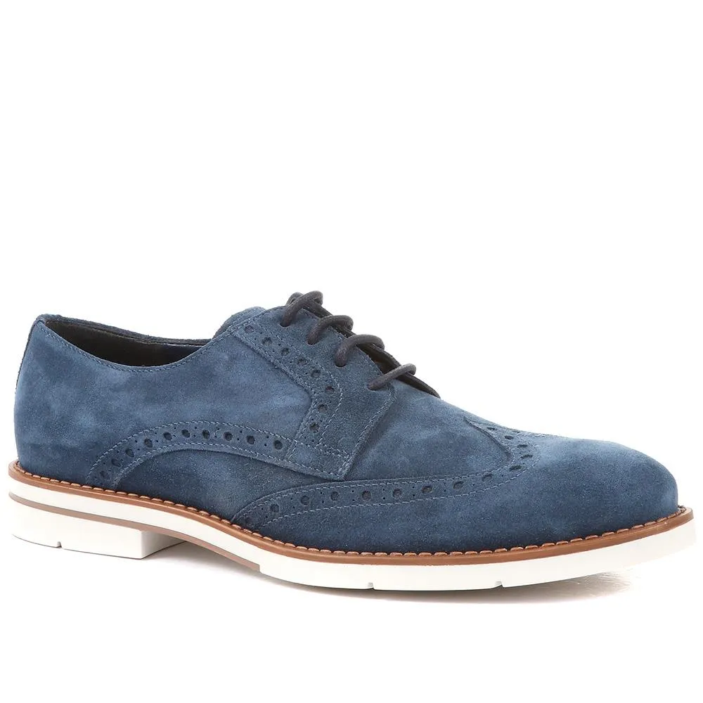 Suede Brogue Shoes - ITAR37003 / 323 273 sold by Shoe-Shop