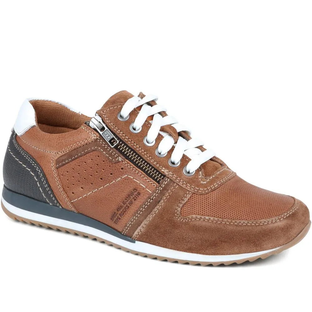 Lace-Up Leather Trainers - PARK37003 / 323 394 sold by Shoe-Shop product image thumbnail 3