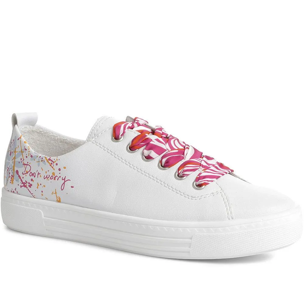 Chunky Leather Lace-Up Trainers - DRS35500 / 321 306 sold by Shoe-Shop