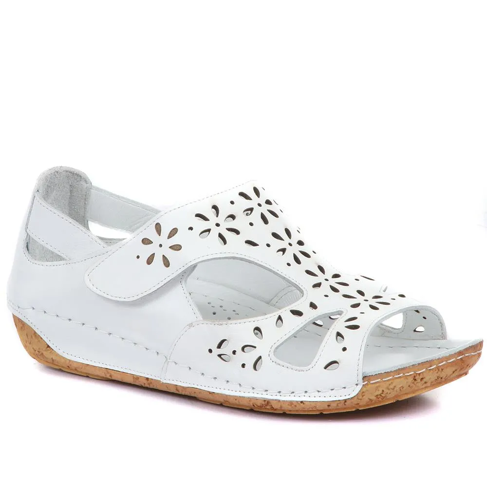 Floral Cut Out Sandals - KARY33009 / 319 942 sold by Shoe-Shop