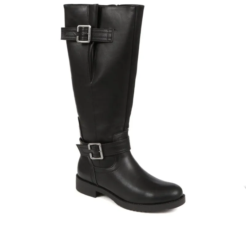Knee High Flat Boots - PLAN38013 / 324 102 sold by Shoe-Shop