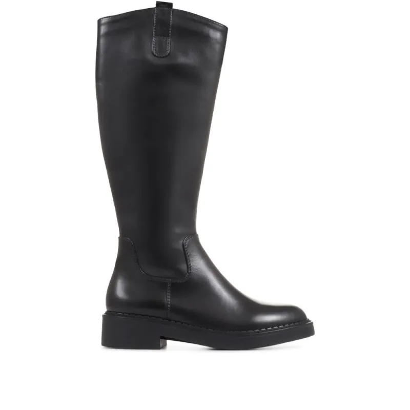 Sebastiana Leather Knee High Boots - SEBASTIANA / 322 840 sold by Shoe-Shop