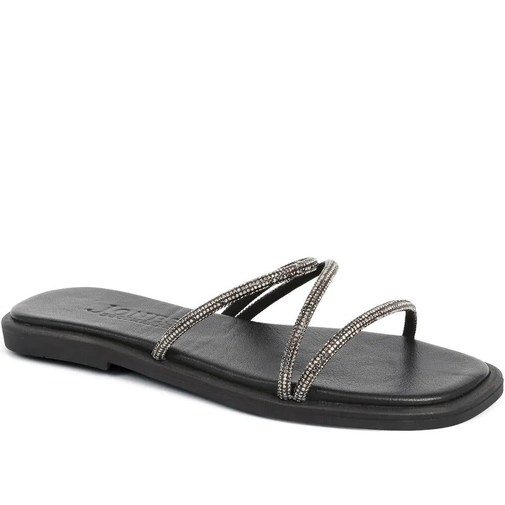 Geanna Embellished Mule Sandals - GEANNA / 323 919 sold by Shoe-Shop