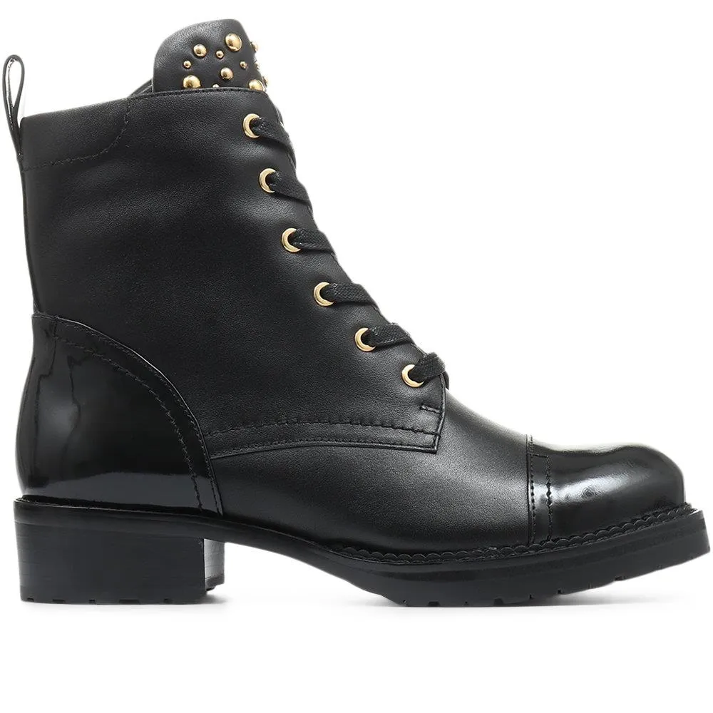 Eloise Studded Lace-Up Biker Boot - ELOISE / 318 108 sold by Shoe-Shop product image thumbnail 3