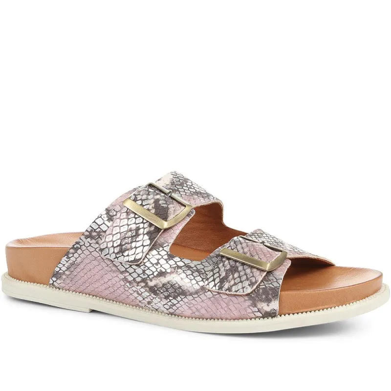 Dual Strap Slider Sandals - METIN35502 / 322 309 sold by Shoe-Shop