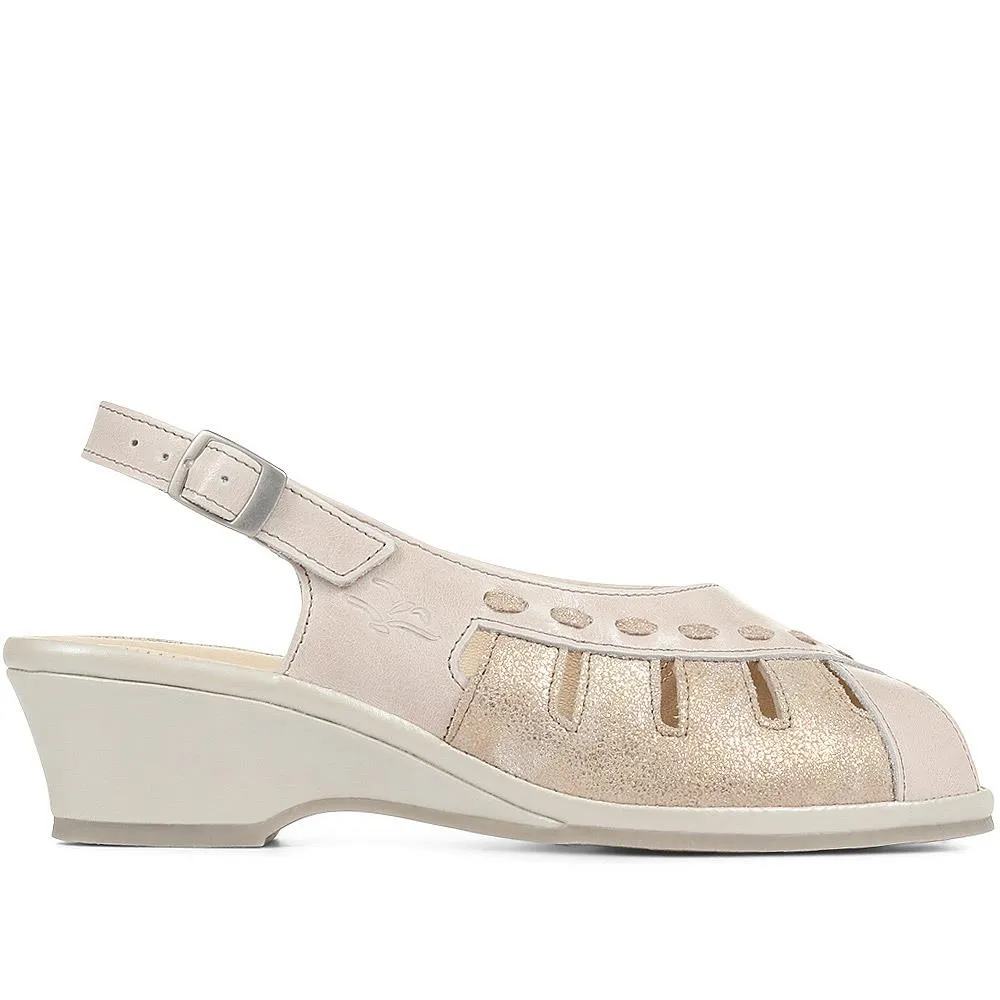 Peep-Toe Slingback Sandals - CAL35001 / 321 534 sold by Shoe-Shop product image thumbnail 3