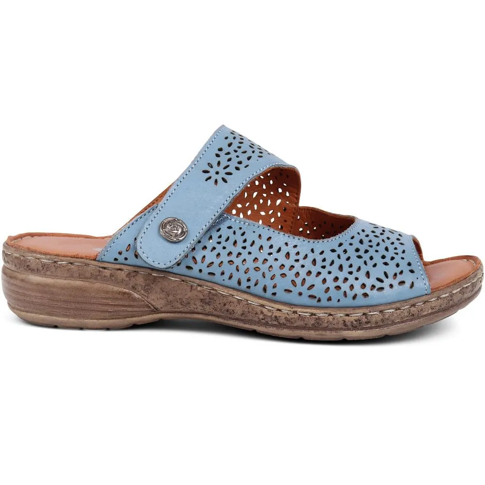 Touch-Fasten Leather Mule Sandals - DRTMA39005 / 325 497 sold by Shoe-Shop product image thumbnail 5