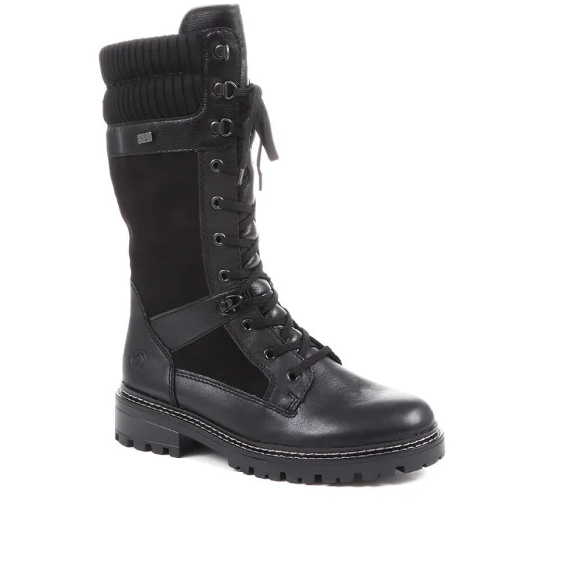 Buckle Detail Long Boots - DRS36510 / 322 973 sold by Shoe-Shop