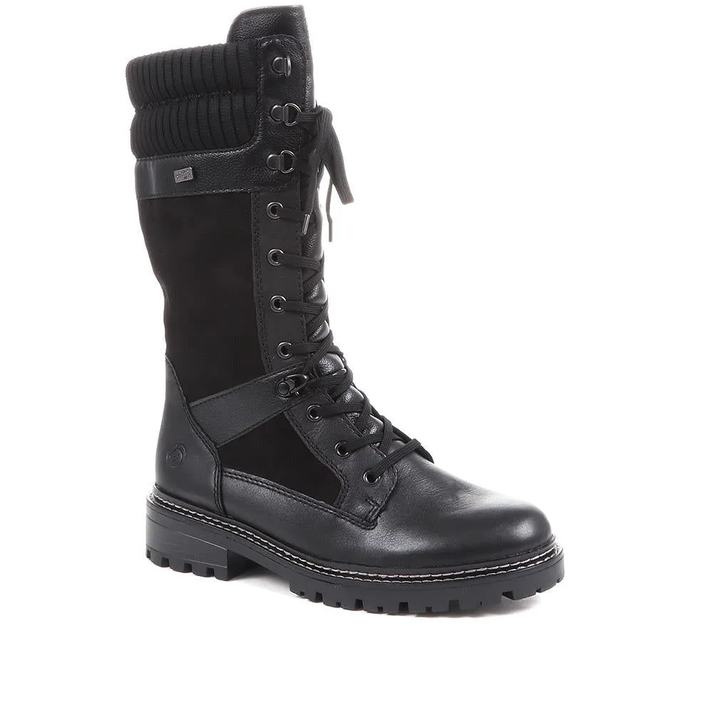 Buckle Detail Long Boots - DRS36510 / 322 973 sold by Shoe-Shop