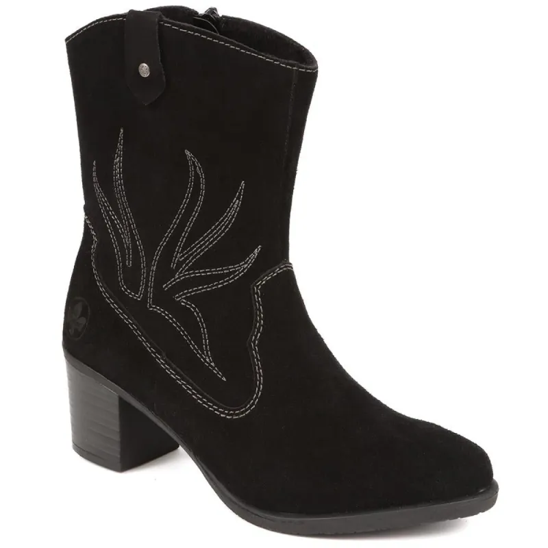 Leather Heeled Ankle Boots - RKR38503 / 324 067 sold by Shoe-Shop