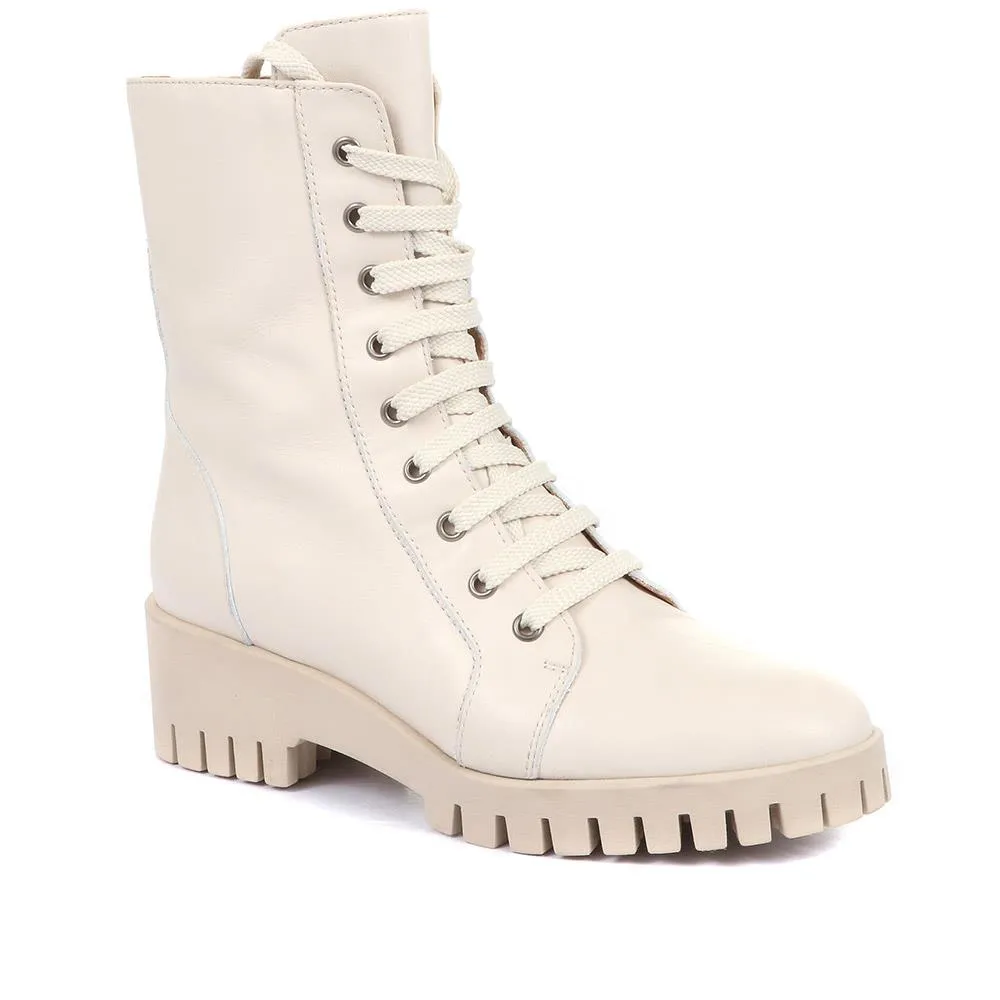 Lauryn Leather Combat Boots - LAURYN / 321 363 sold by Shoe-Shop product image thumbnail 2