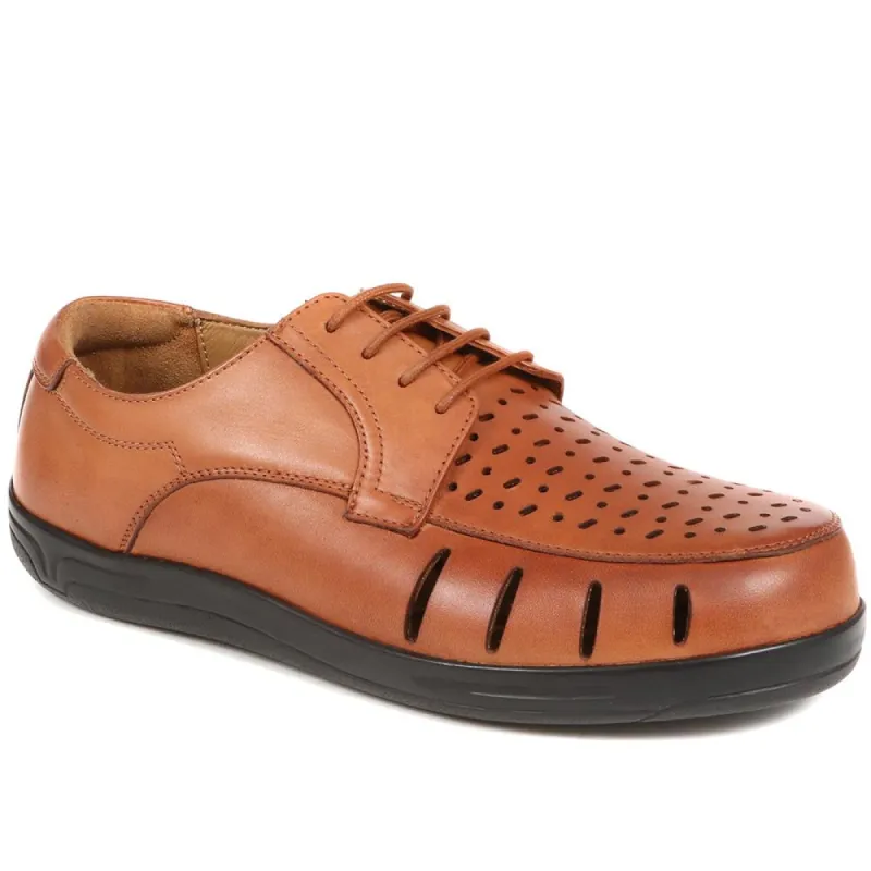 Extra Wide Fit Leather Shoes - CRISTIANO / 323 745 made by Shoe-Shop