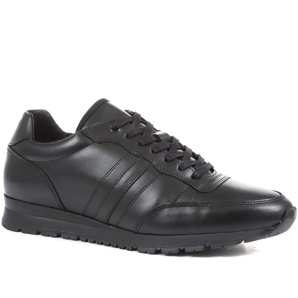 Thirsk Running Style Leather Trainers - THIRSK / 323 129 sold by Shoe-Shop