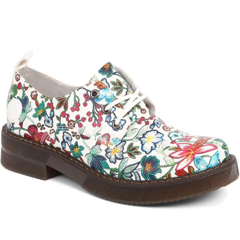 Floral Lace Up Brogues - RKR37511 / 323 715 sold by Shoe-Shop