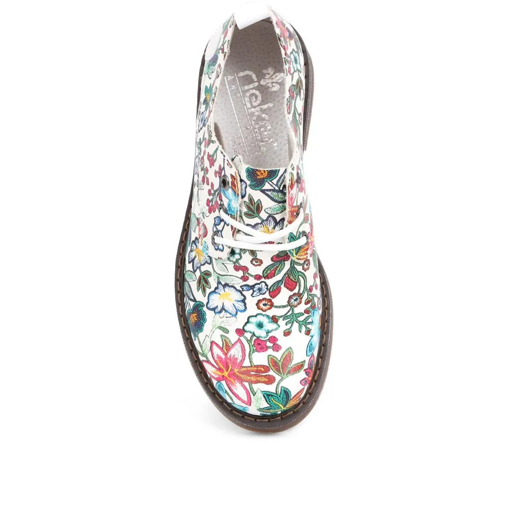 Floral Lace Up Brogues - RKR37511 / 323 715 sold by Shoe-Shop product image thumbnail 5