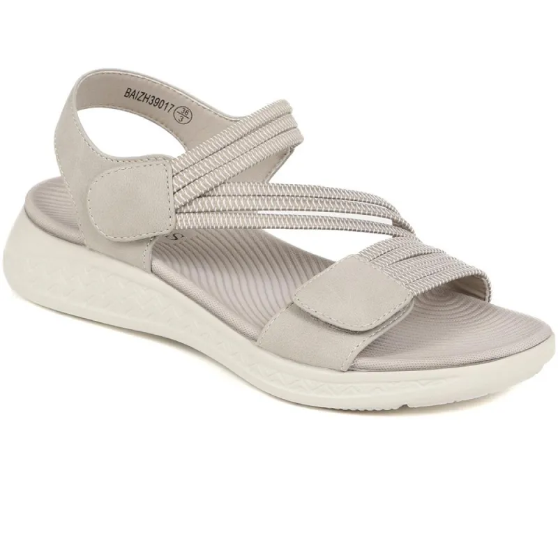 Elasticated Touch-Fasten Sandals  - BAIZH39017 / 325 489 sold by Shoe-Shop