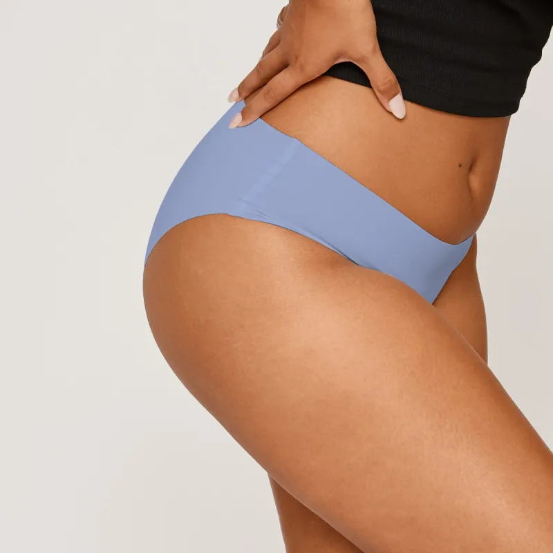 Mid-Rise Cheeky - Seamless Ultrasmooth - Frost sold by Peach Underwear