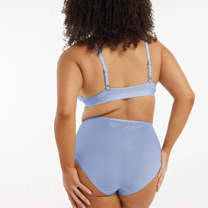 High-Rise Bikini - Super Stretch - Frost sold by Peach Underwear