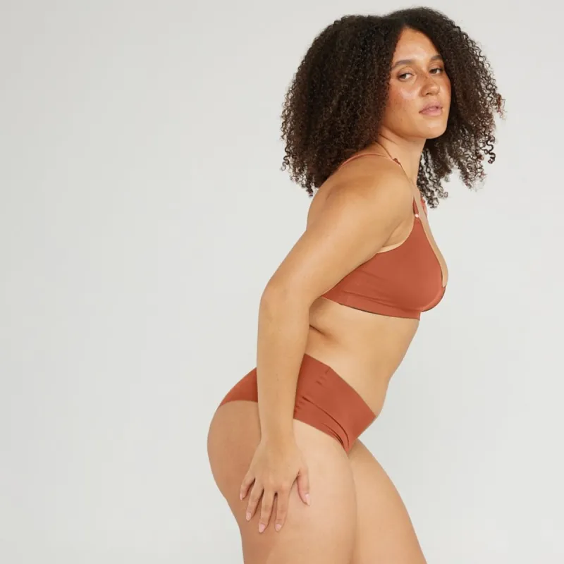 V-Scoop Bralette - Seamless Ultrasmooth - Spice sold by Peach Underwear