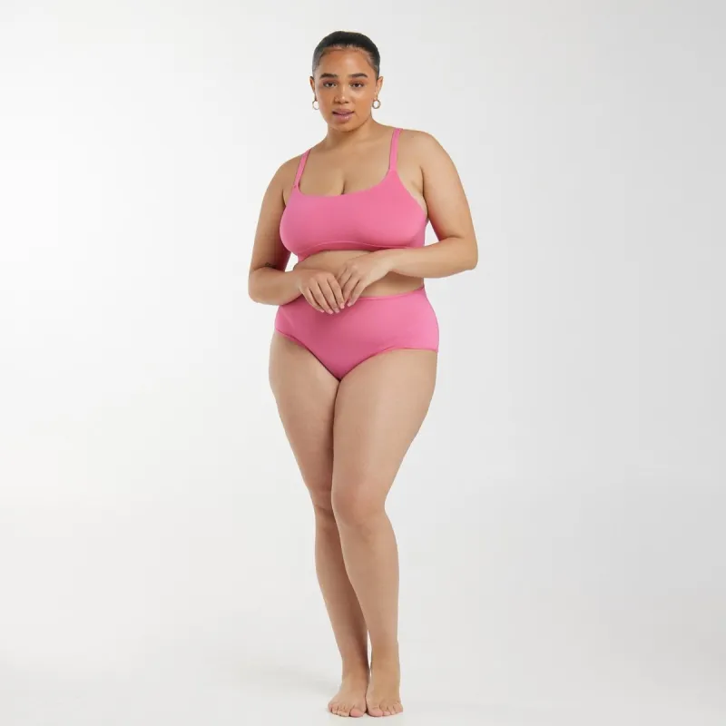 High-Rise Thong - Super Stretch - Confetti sold by Peach Underwear