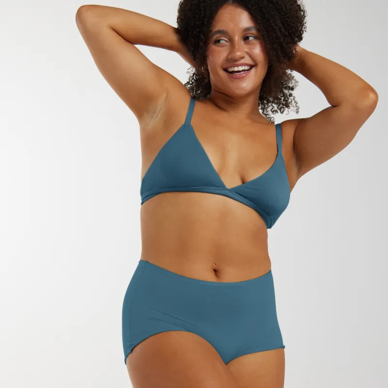 High-Rise Boyleg - Super Stretch - Neptune sold by Peach Underwear