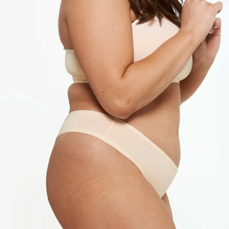 Original-Rise Thong - Super Stretch - Vanilla sold by Peach Underwear