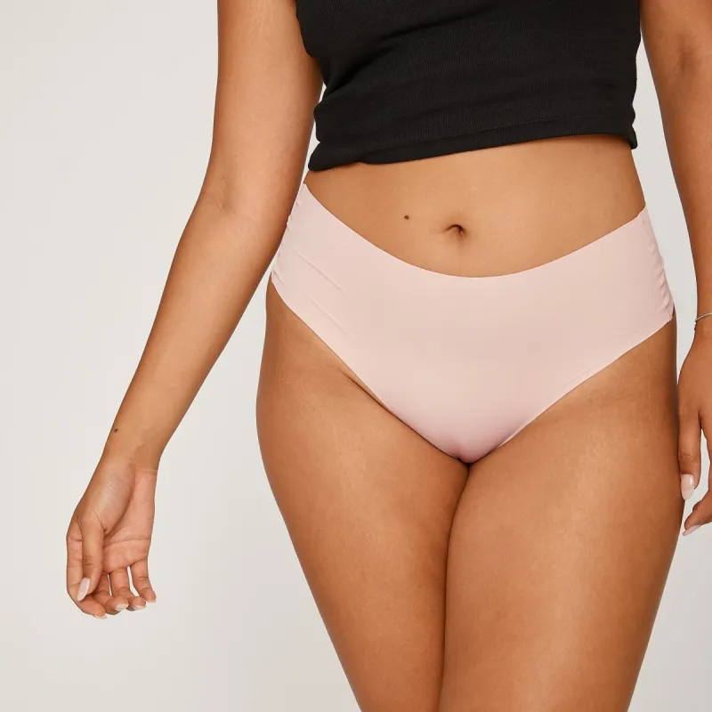 Mid-Rise Thong - Seamless Ultrasmooth - Luna sold by Peach Underwear