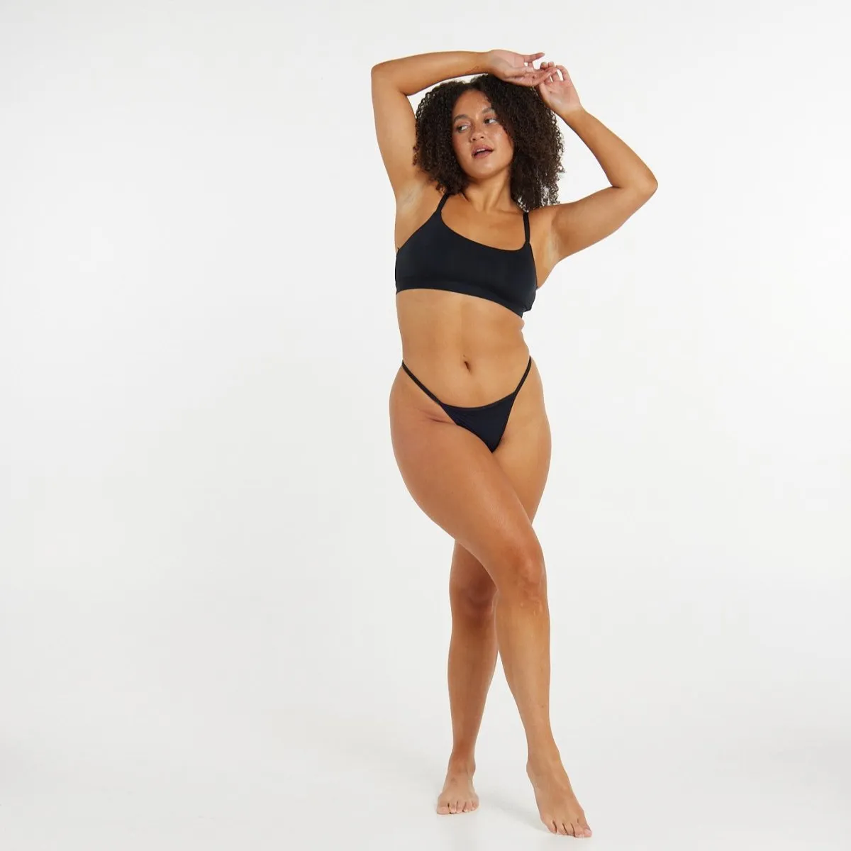 T-String - Super Stretch - Black sold by Peach Underwear
