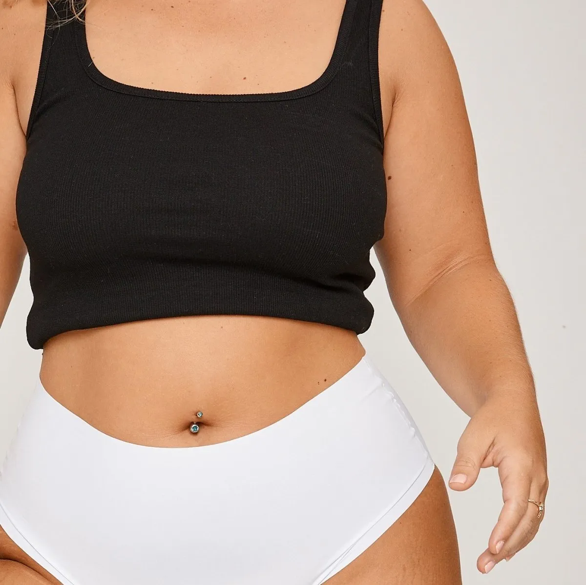 Cotton Sleep Tank - Black sold by Peach Underwear product image thumbnail 4