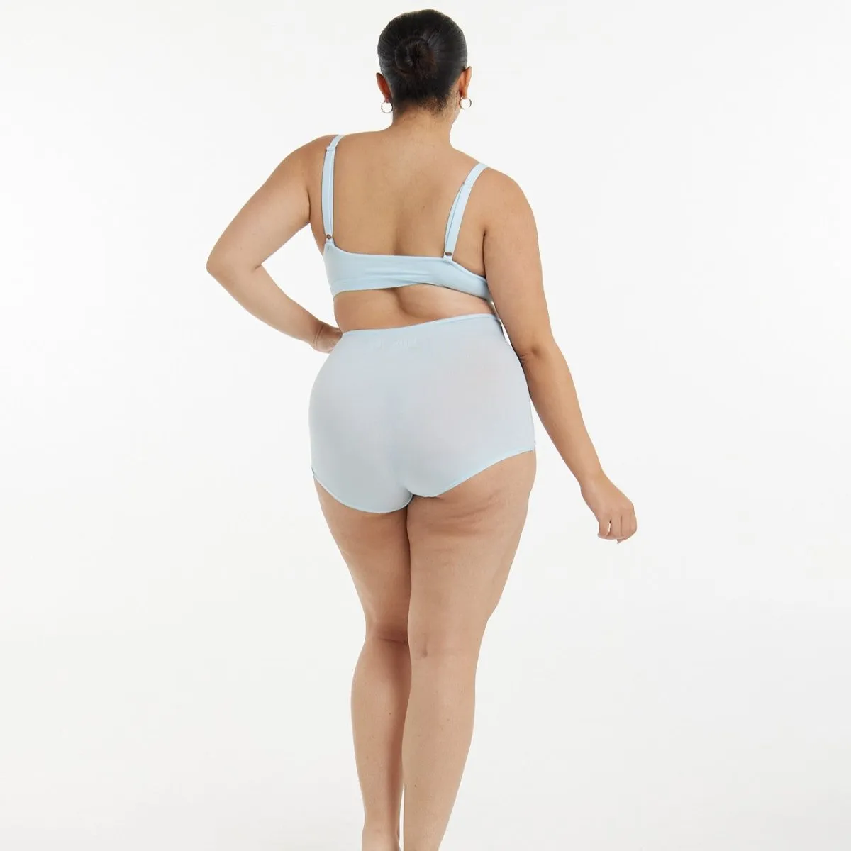 High-Rise Boyleg - Super Stretch - Sky Blue sold by Peach Underwear product image thumbnail 4