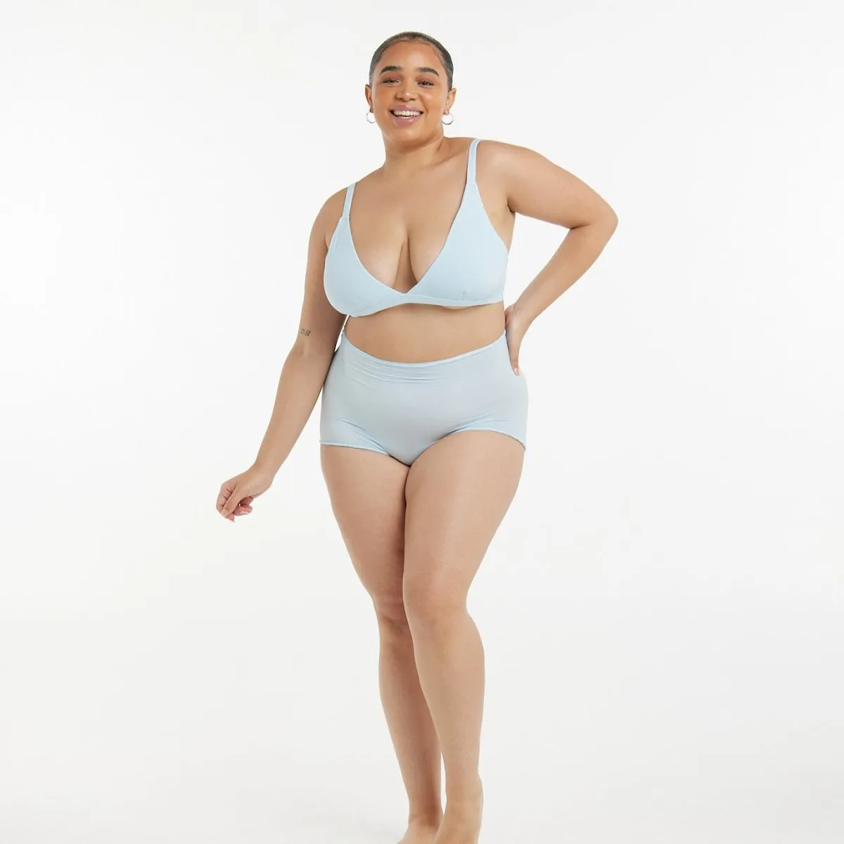 High-Rise Boyleg - Super Stretch - Sky Blue sold by Peach Underwear product image thumbnail 2