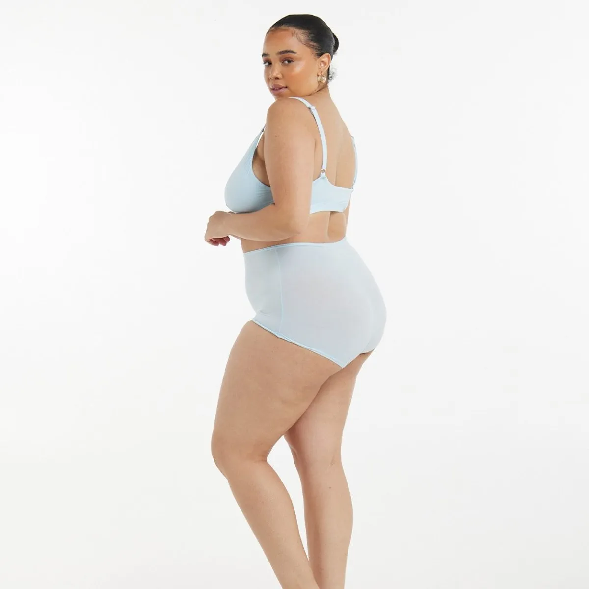 High-Rise Boyleg - Super Stretch - Sky Blue sold by Peach Underwear product image thumbnail 3