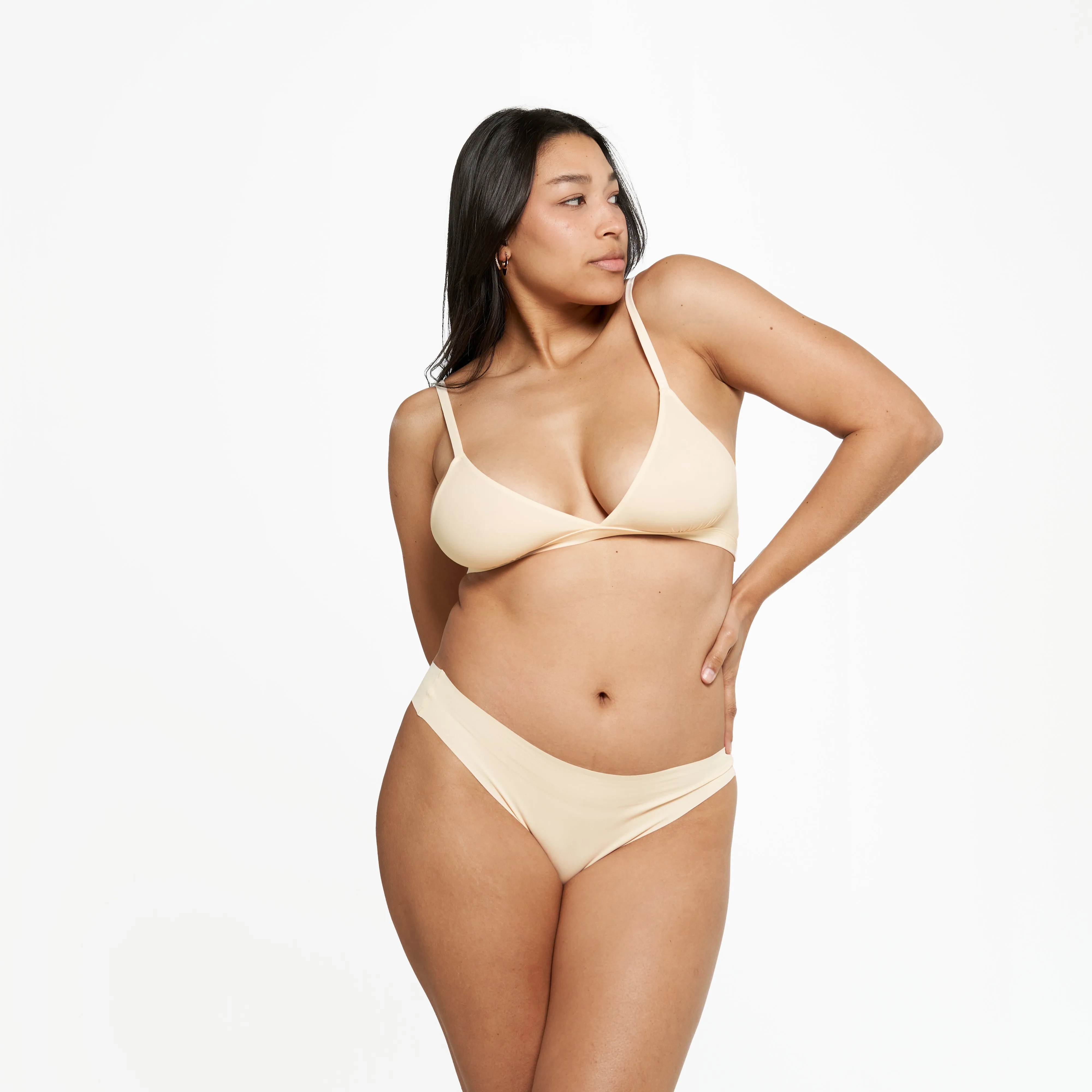 Triangle Bralette - Super Stretch - Vanilla sold by Peach Underwear product image thumbnail 3
