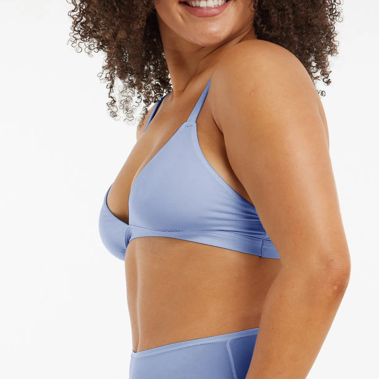 Triangle Bralette - Super Stretch - Frost sold by Peach Underwear product image thumbnail 5