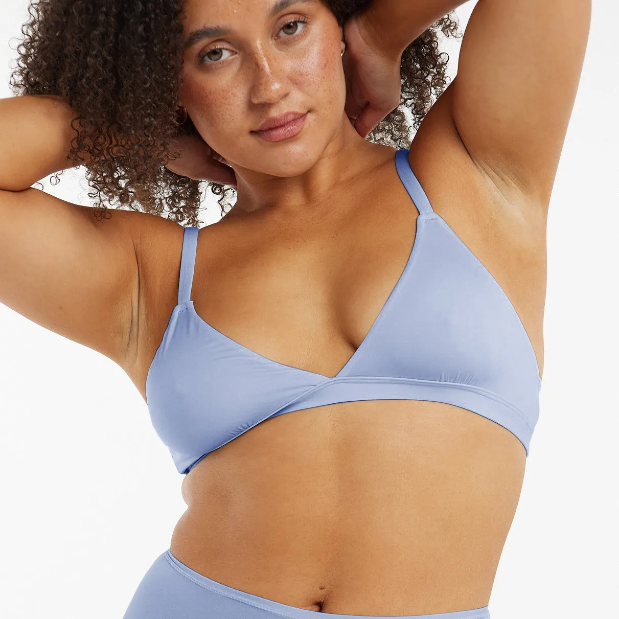 Triangle Bralette - Super Stretch - Frost sold by Peach Underwear product image thumbnail 4