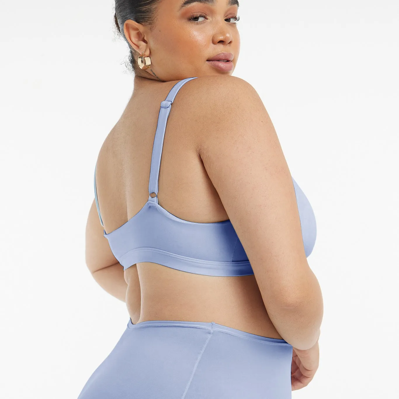 Triangle Bralette - Super Stretch - Frost sold by Peach Underwear product image thumbnail 2