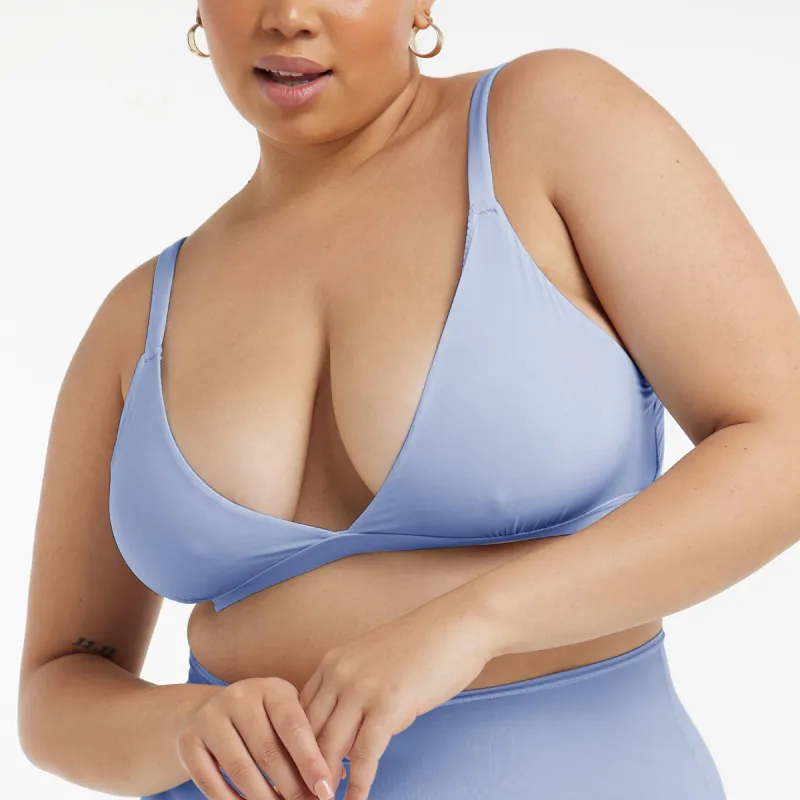 Triangle Bralette - Super Stretch - Frost sold by Peach Underwear