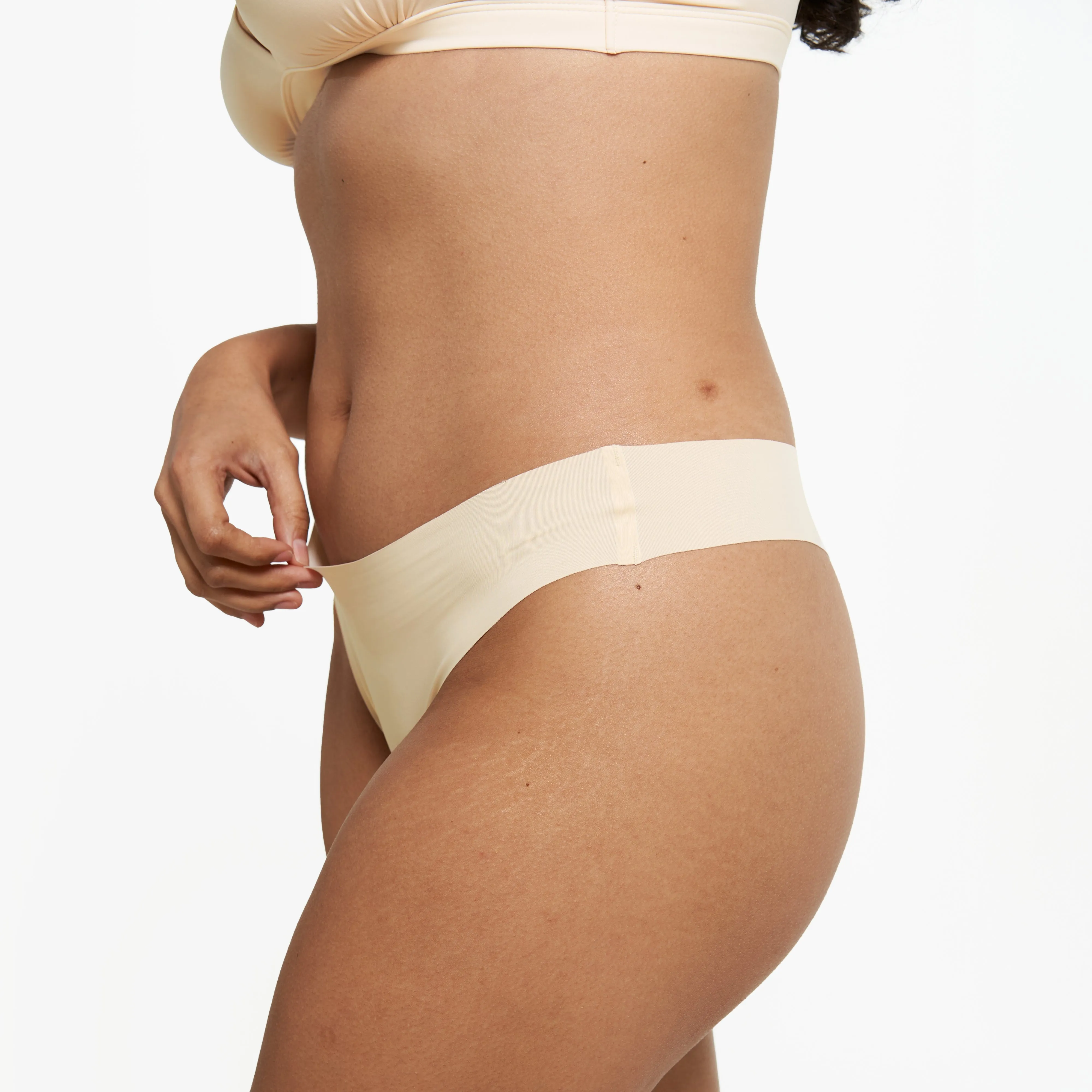 Original-Rise Thong - Seamless Ultrasmooth - Vanilla sold by Peach Underwear