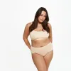 High-Rise Bikini - Super Stretch - Vanilla sold by Peach Underwear