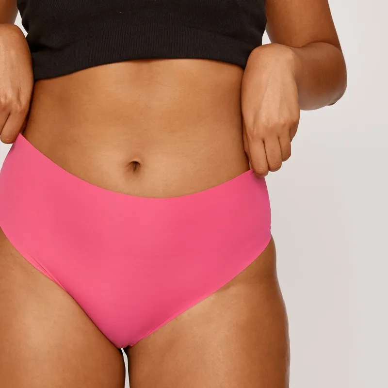 High-Rise Bikini Brief - Seamless Ultrasmooth - Confetti sold by Peach Underwear