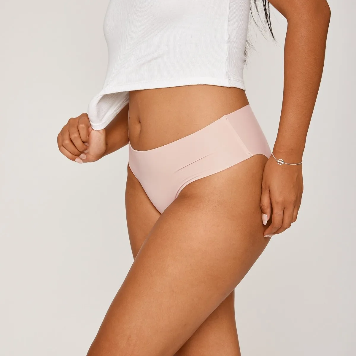 Mid-Rise Bikini Brief - Seamless Ultrasmooth - Luna sold by Peach Underwear product image thumbnail 5