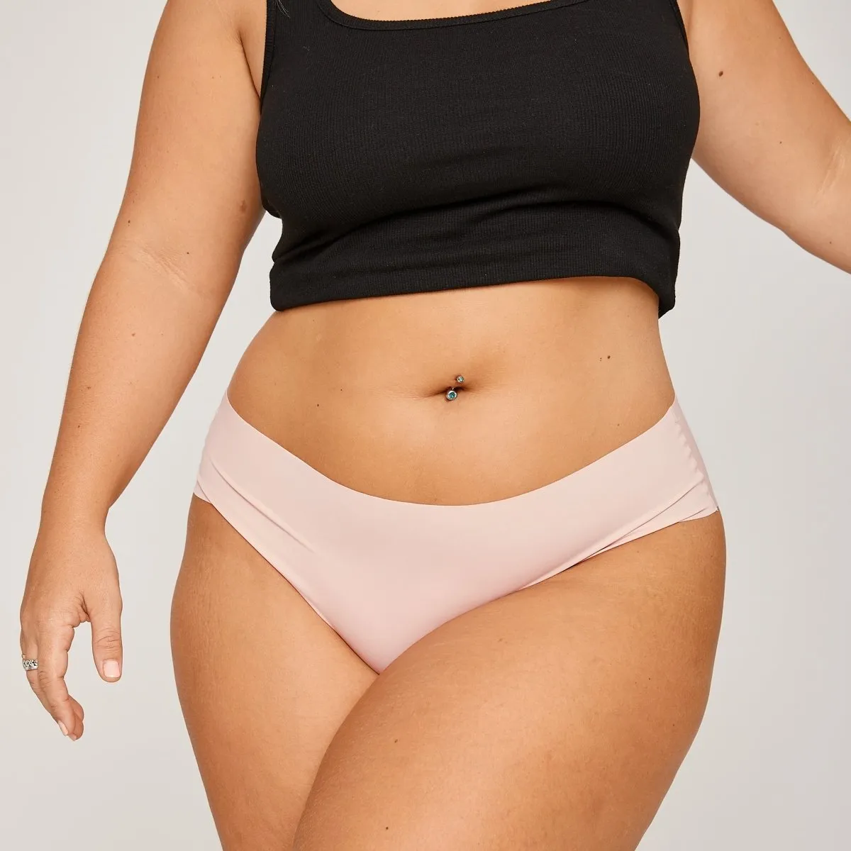 Mid-Rise Bikini Brief - Seamless Ultrasmooth - Luna sold by Peach Underwear product image thumbnail 2