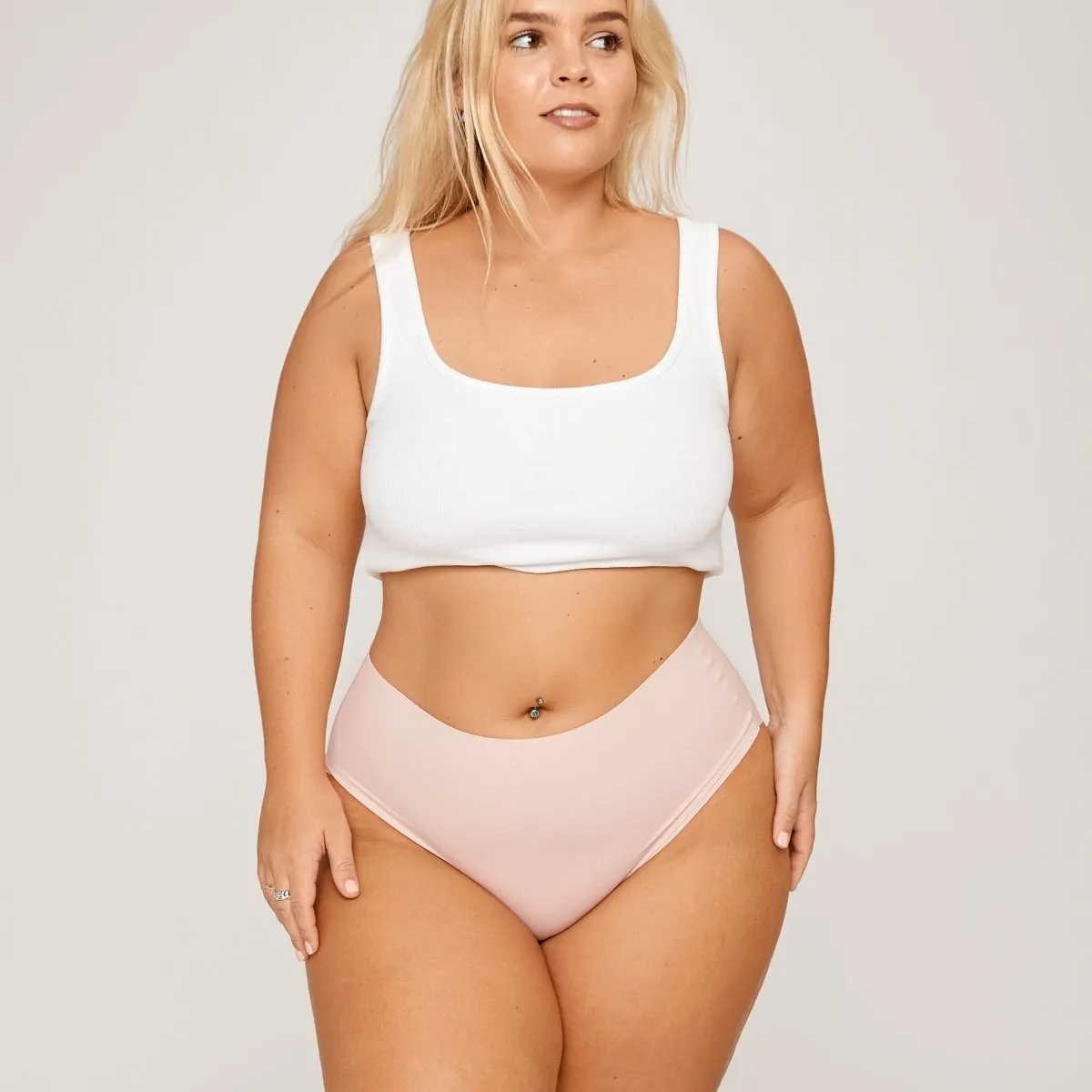 High-Rise Bikini Brief - Seamless Ultrasmooth - Luna sold by Peach Underwear product image thumbnail 2