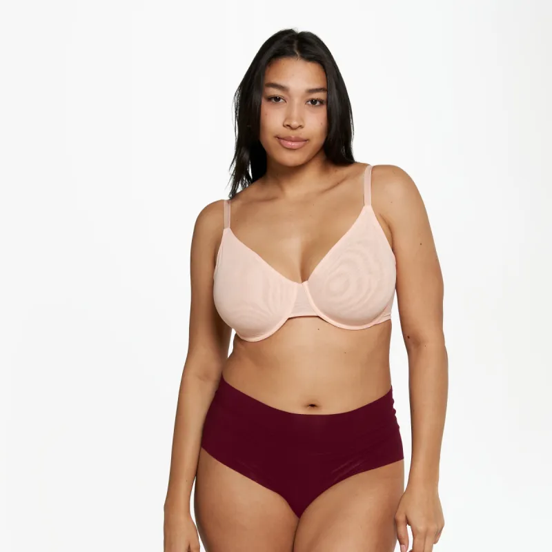 Underwire Mesh Bra - Tropical sold by Peach Underwear