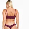 Original-Rise Thong - Seamless Eco 2.0 - Shiraz sold by Peach Underwear