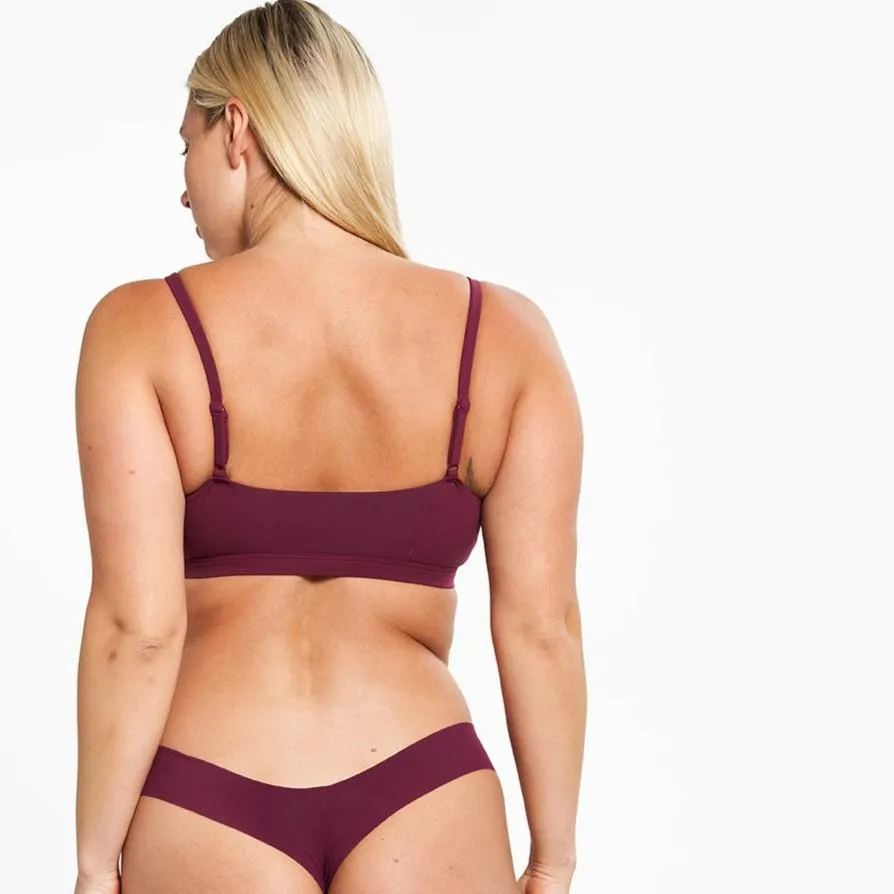 Original-Rise Thong - Seamless Eco 2.0 - Shiraz sold by Peach Underwear product image thumbnail 2