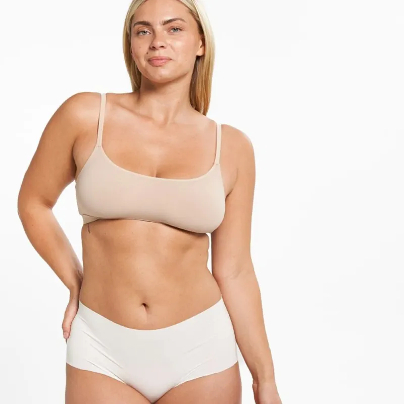 High-Rise Bikini - Seamless Eco 2.0 - Vanilla sold by Peach Underwear