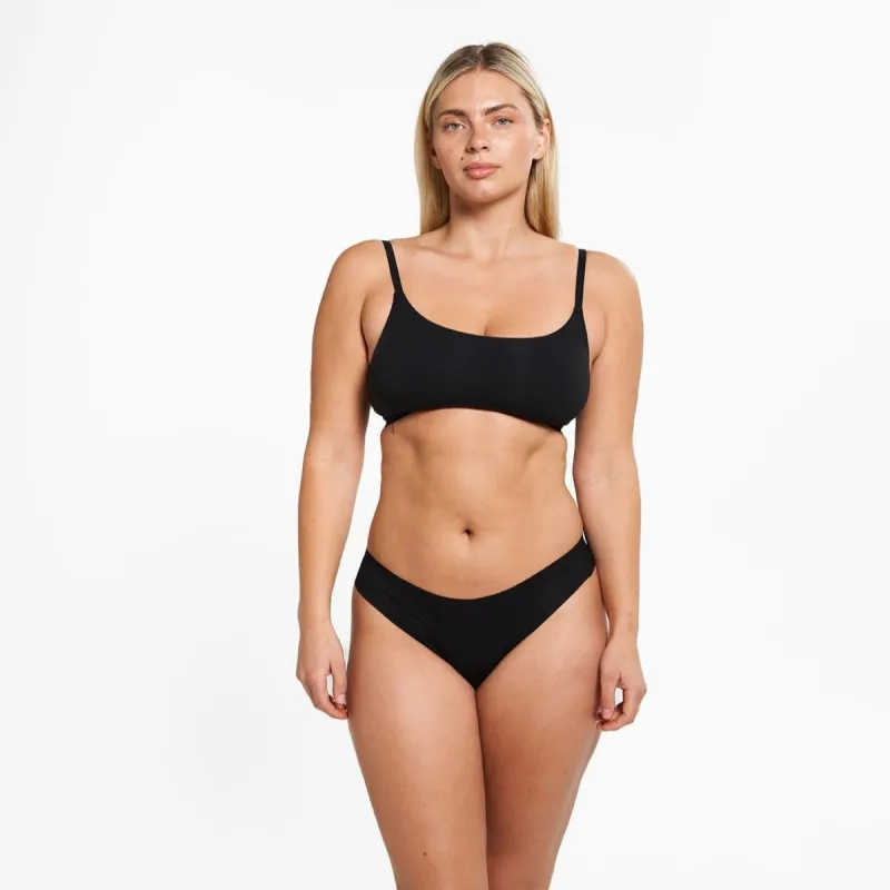 Original-Rise Thong - Seamless Eco 2.0 - Black sold by Peach Underwear